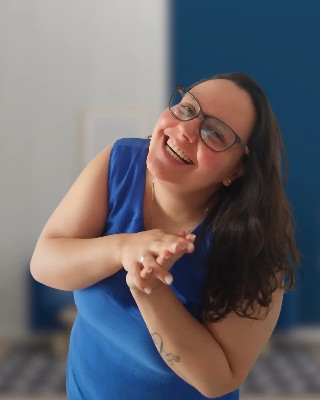 Ana Lopes a sorrir